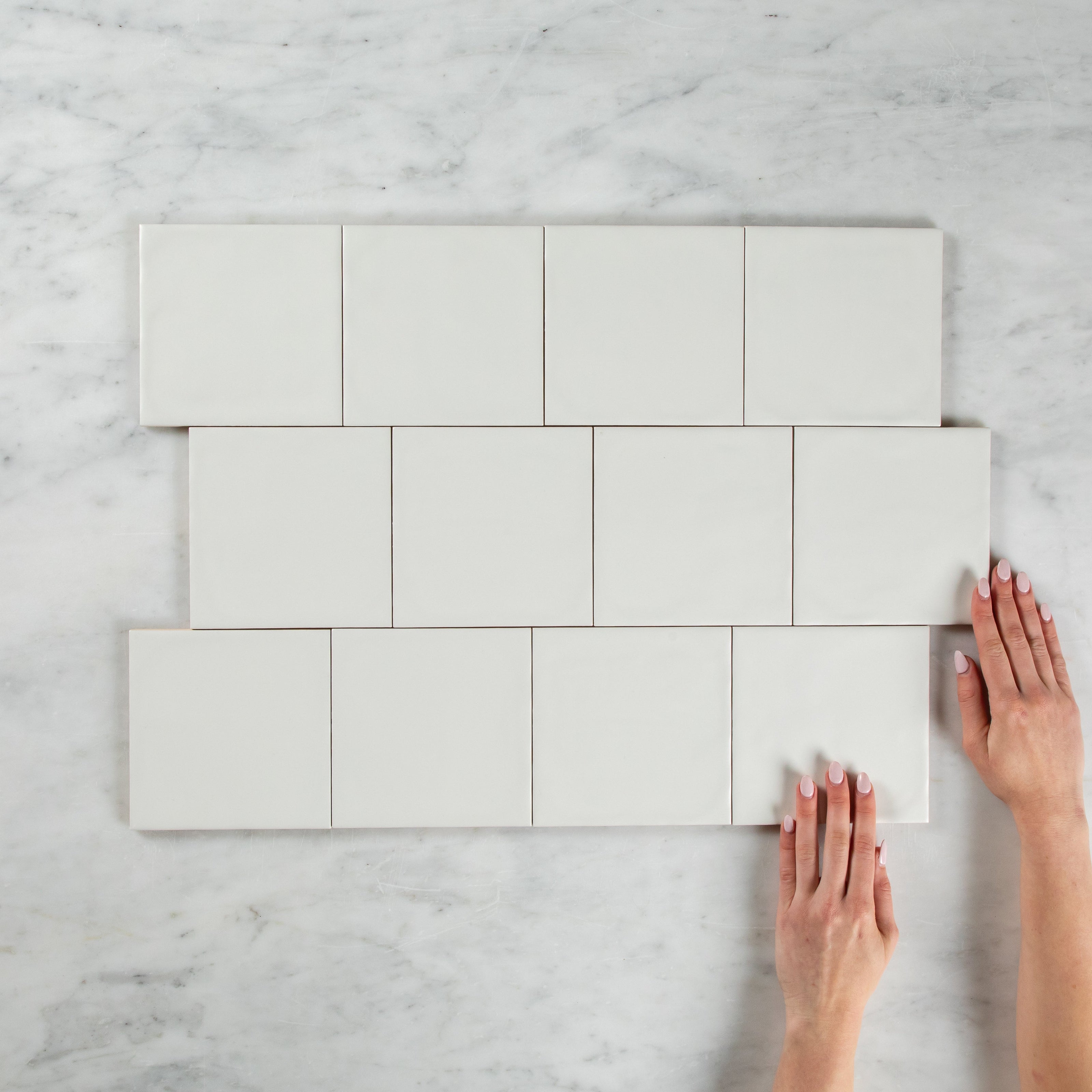 Noosa White Gloss Wave