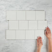 Noosa White Gloss Wave