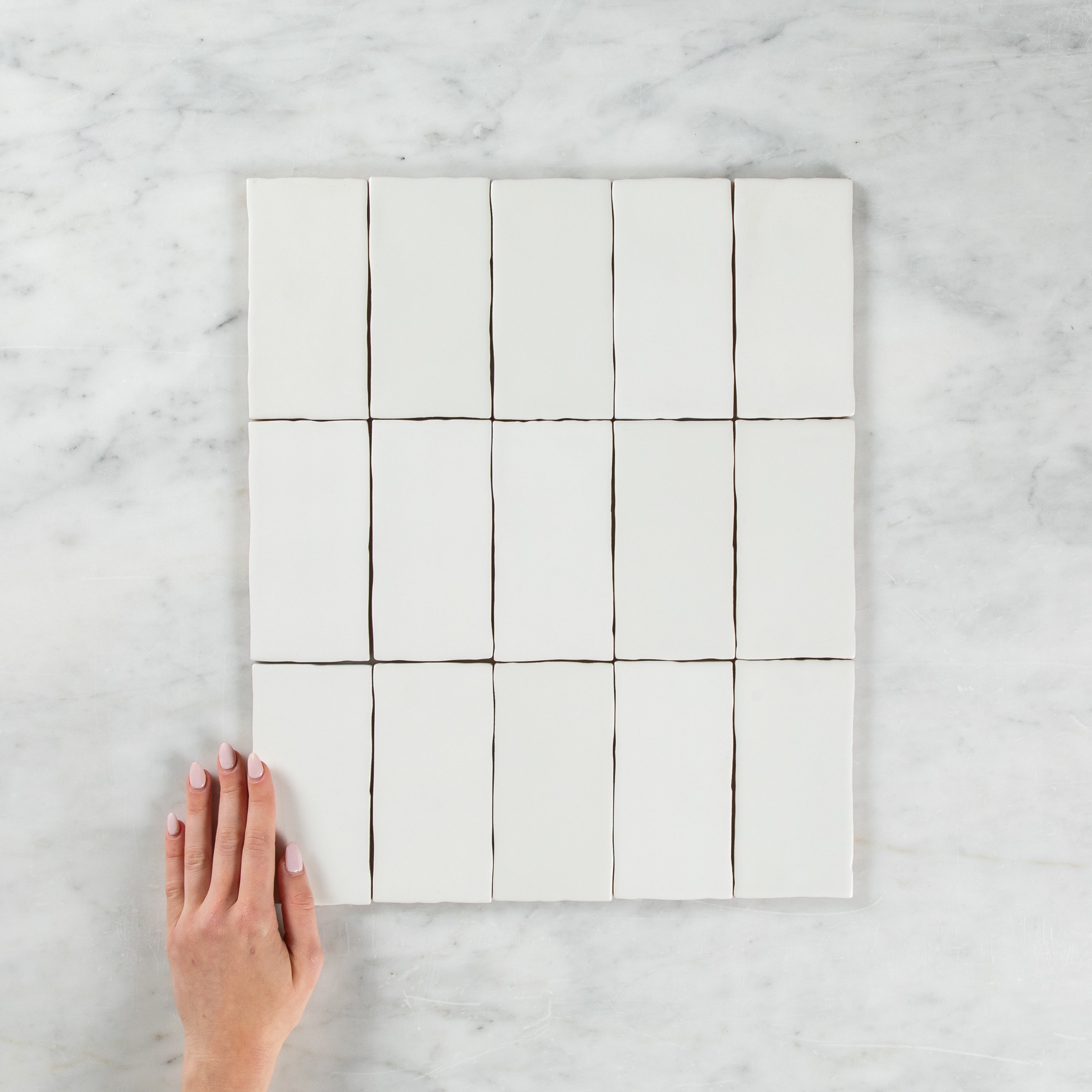 Noosa White Matte Wave