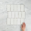 Noosa White Gloss Wave