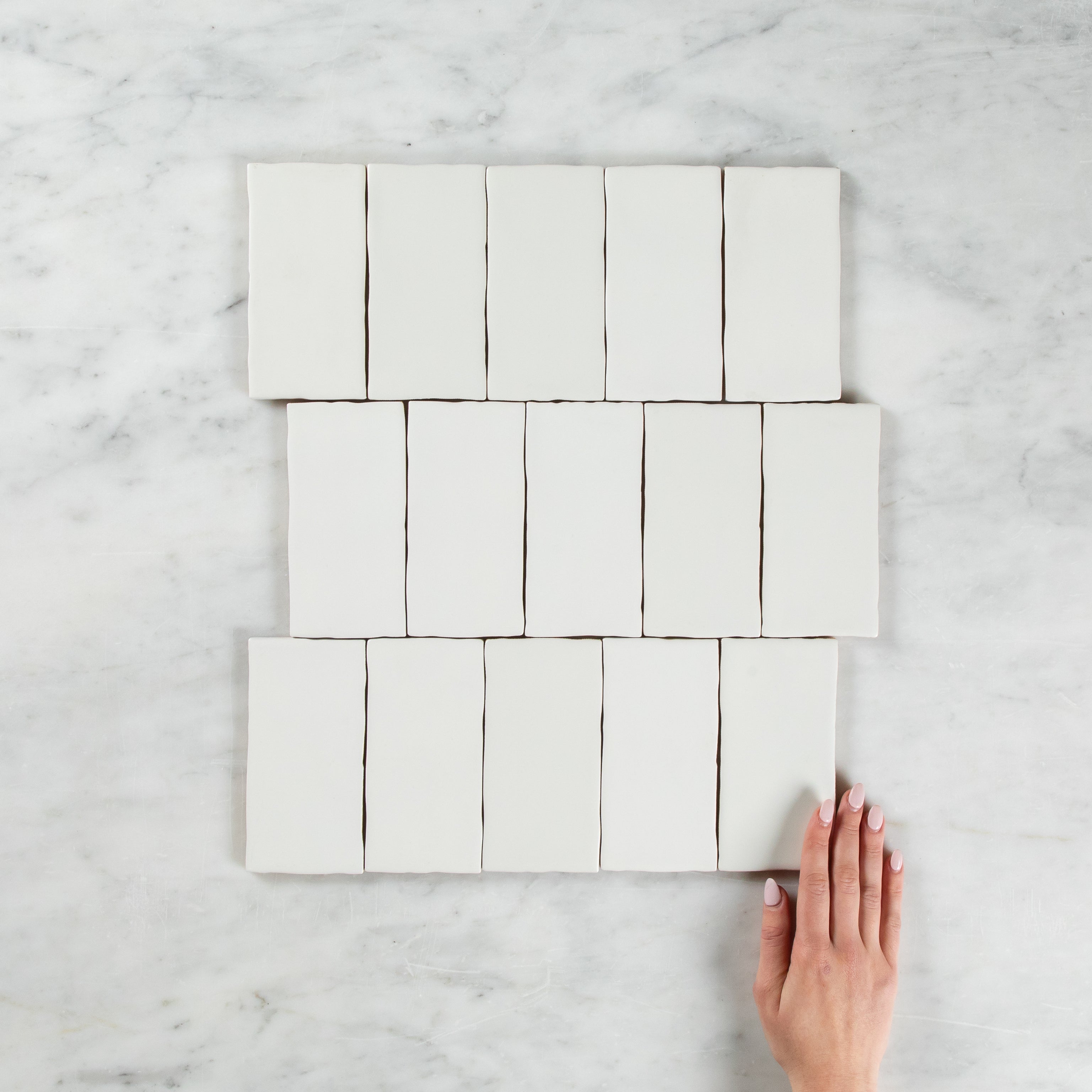 Noosa White Matte Wave