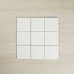 Noosa Handmade White Gloss Wave Square