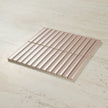 Osaka Pink Clay Matt Concave Finger Mosaic