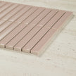 Osaka Pink Clay Matt Concave Finger Mosaic