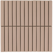 Osaka Pink Clay Matt Concave Finger Mosaic
