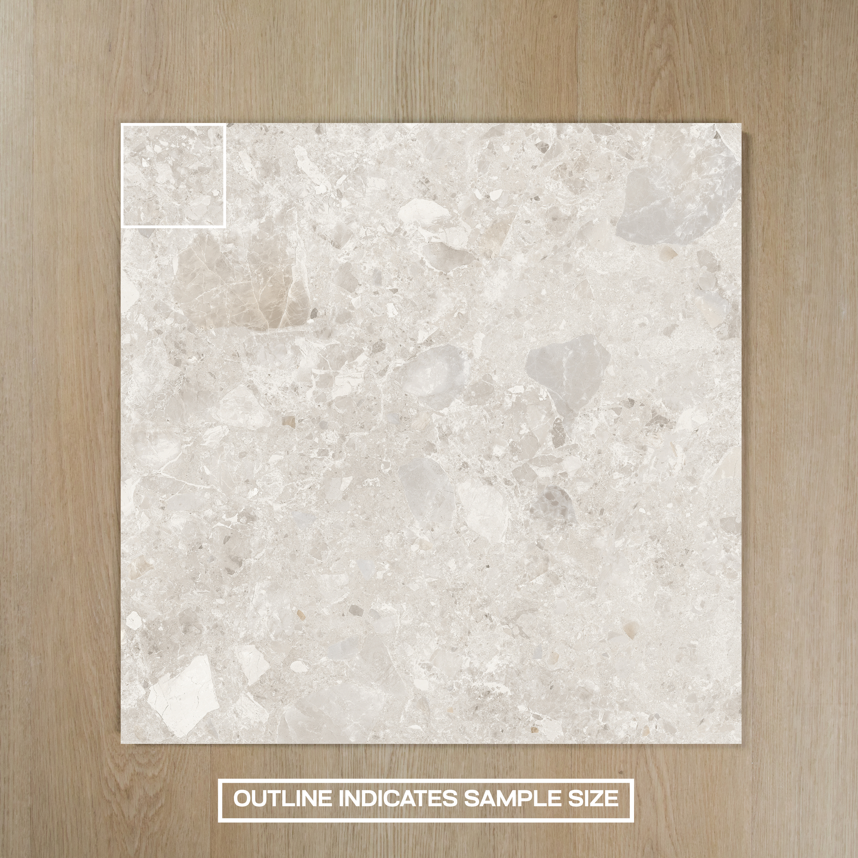 Pedregal Cream Terrazzo Matte