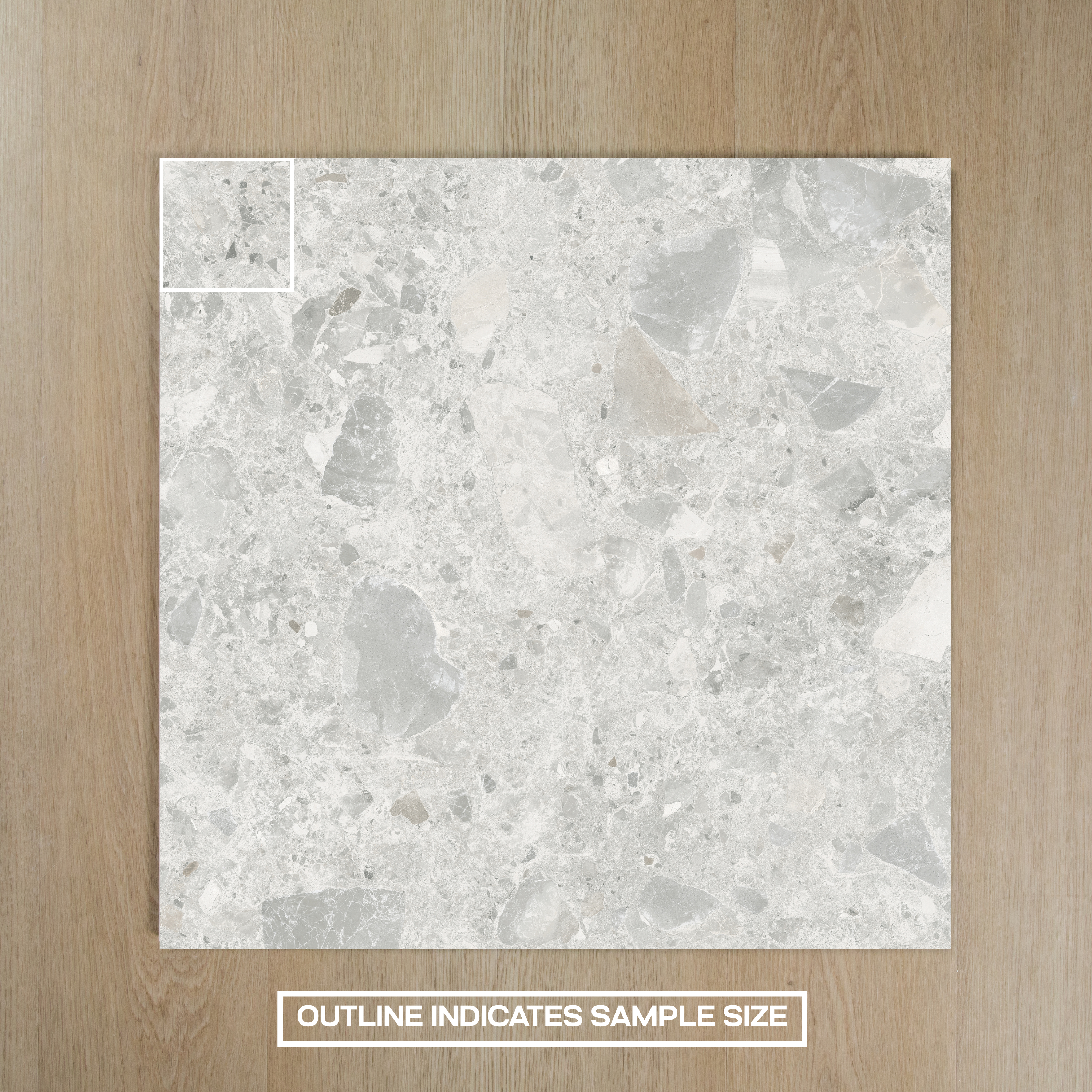 Pedregal Grey Terrazzo Matte