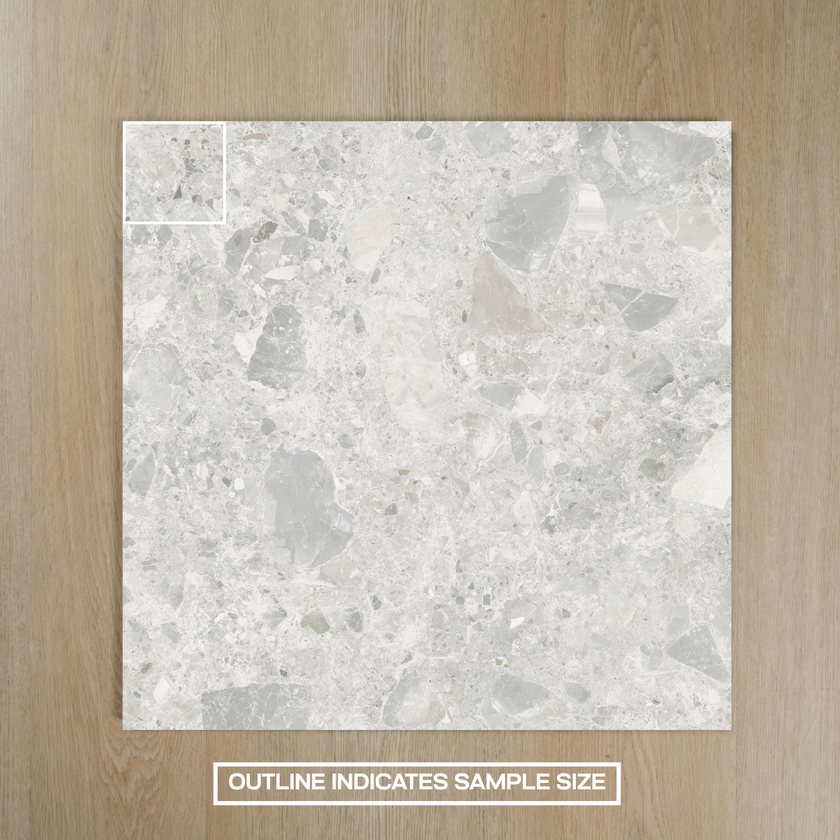 Pedregal Grey Terrazzo Matte