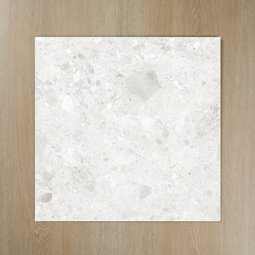 Pedregal Off White Terrazzo Matte