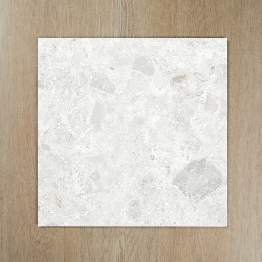 Pedregal Off White Terrazzo Matte