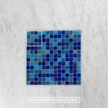 Paradise Maldives Glass Mosaic