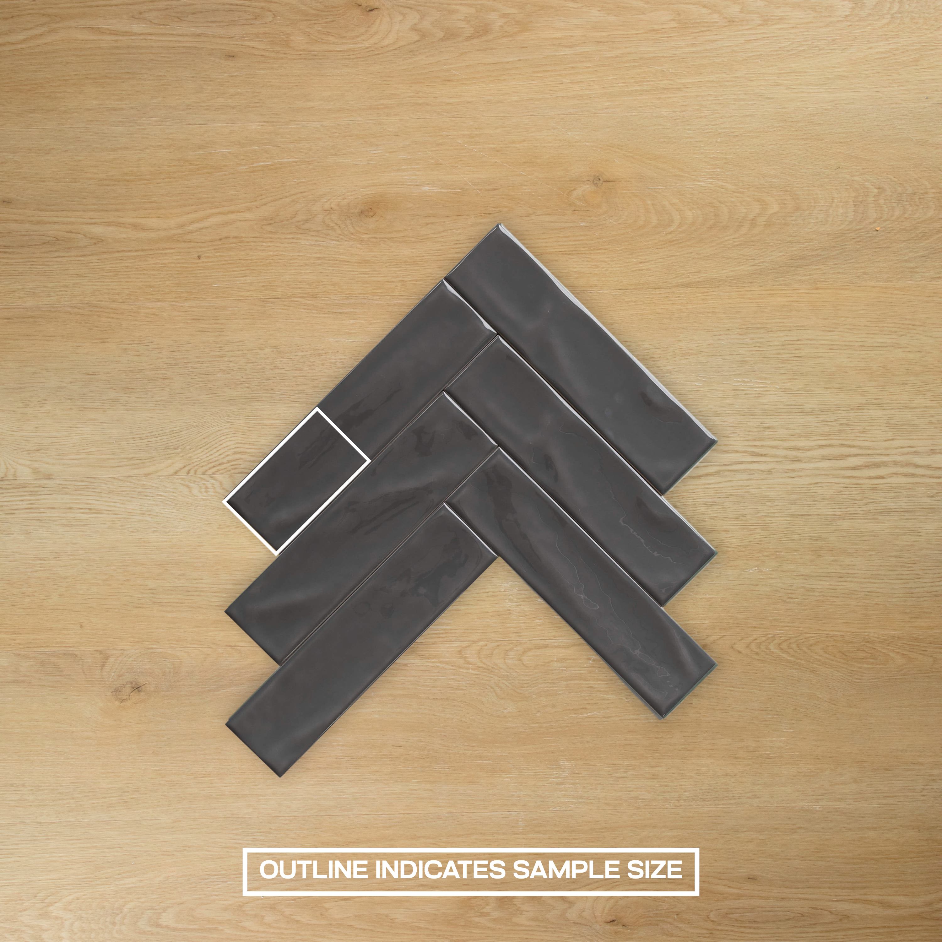 Pasha Gunmetal Grey Gloss Subway