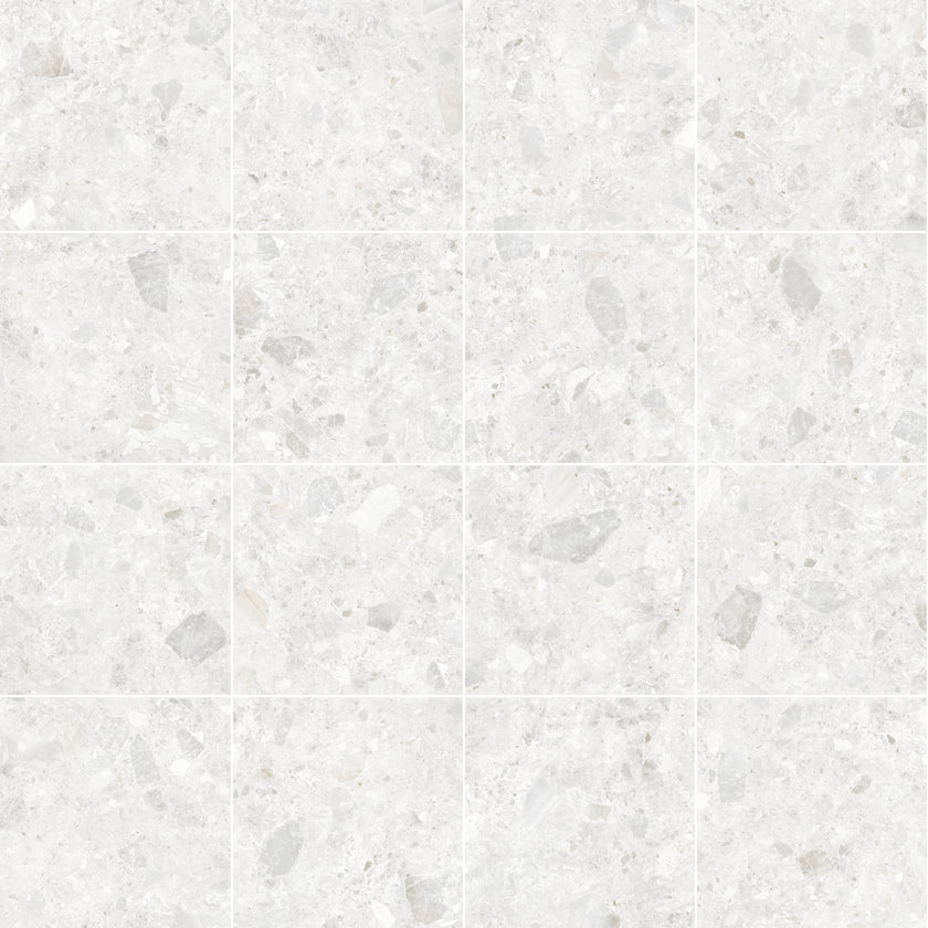 Pedregal Off White Terrazzo Matte
