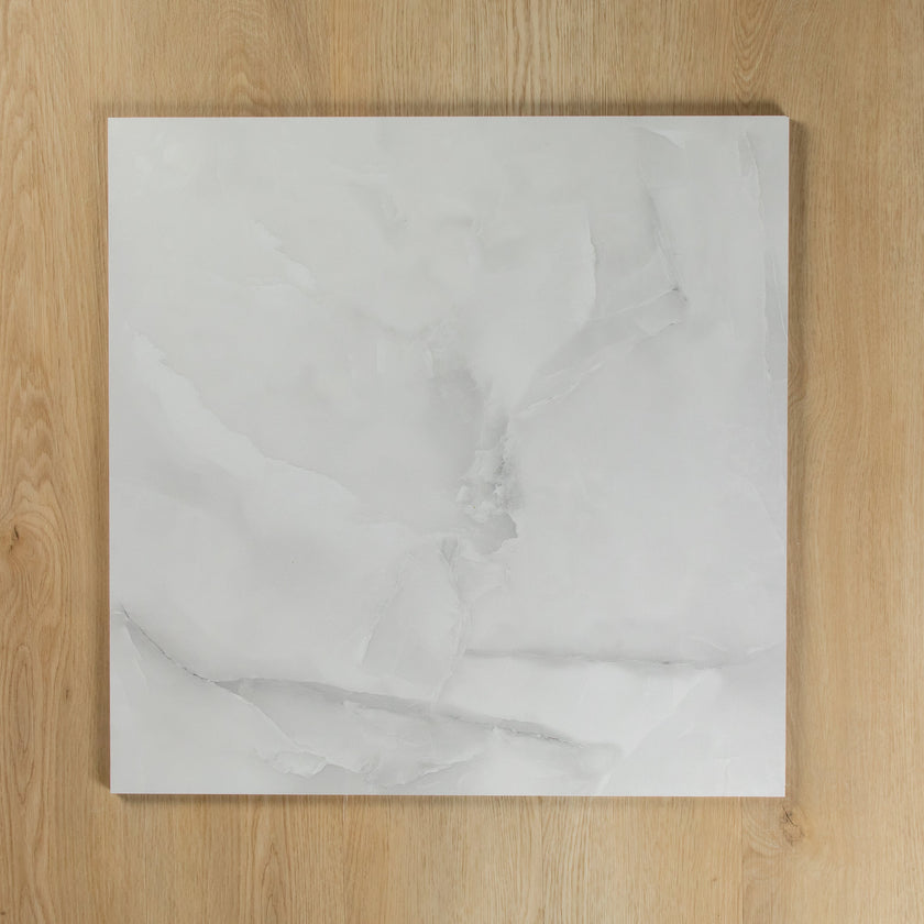 Petah Onyx Light Grey Polished
