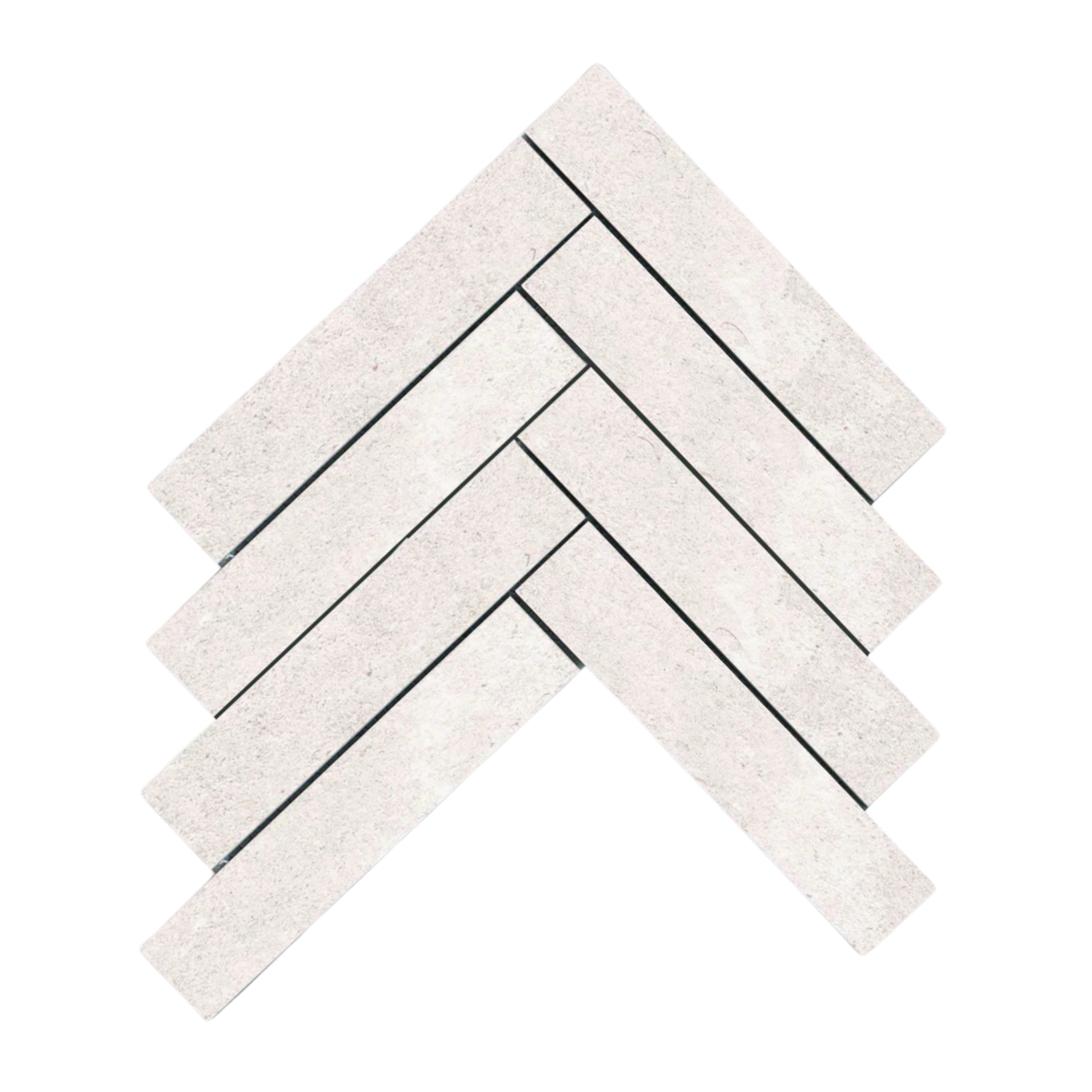 Provence Bianco Herringbone Mosaic