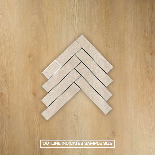 Provence Nature Herringbone Mosaic