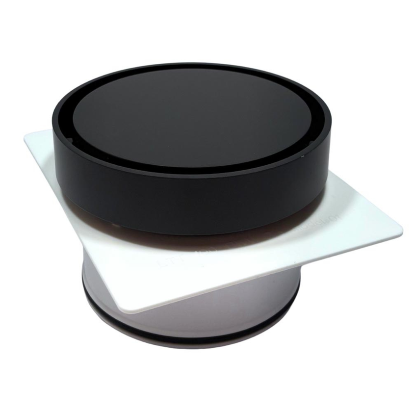 Tile Insert Round Black Floor Drain 120 x 50mm