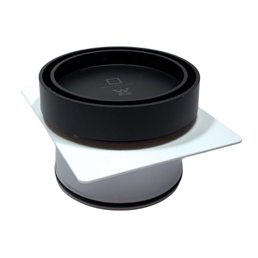 Tile Insert Round Black Floor Drain 120 x 50mm