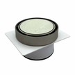 Tile Insert Round Gun Metal Floor Drain 120 x 100mm