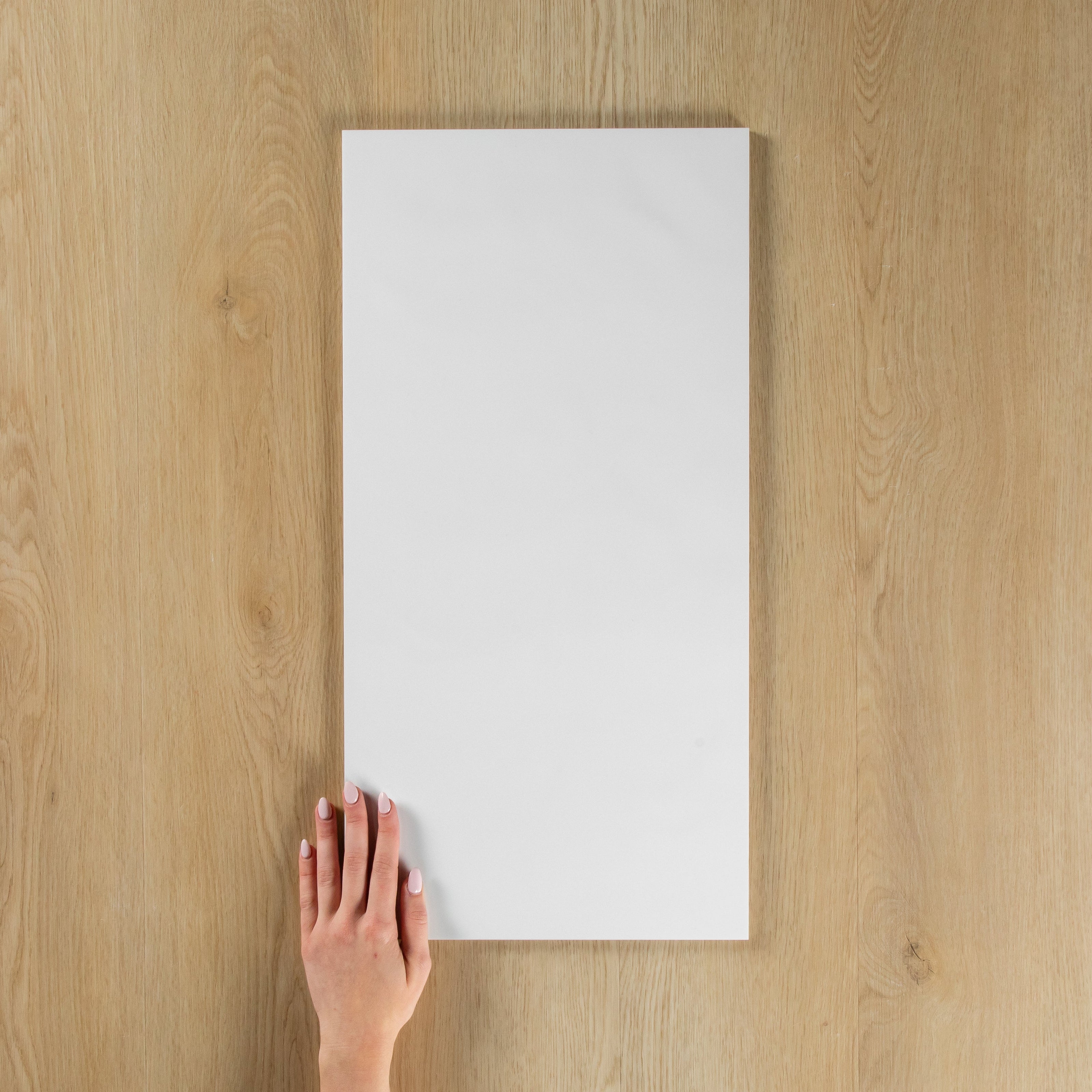 Ripple Wavy White Matte