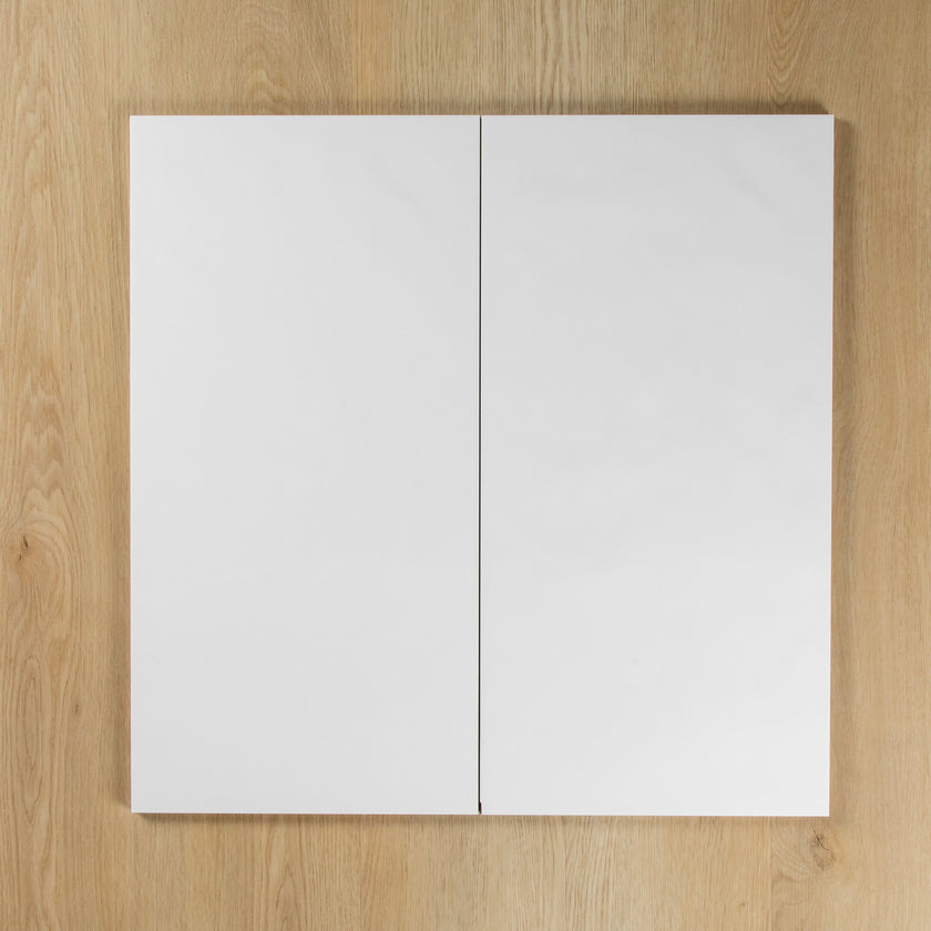 Ripple Wavy White Matte