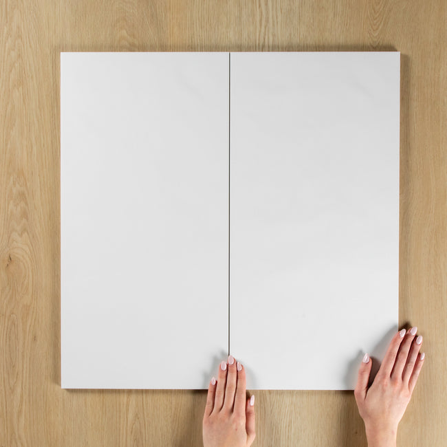 Ripple Wavy White Matte