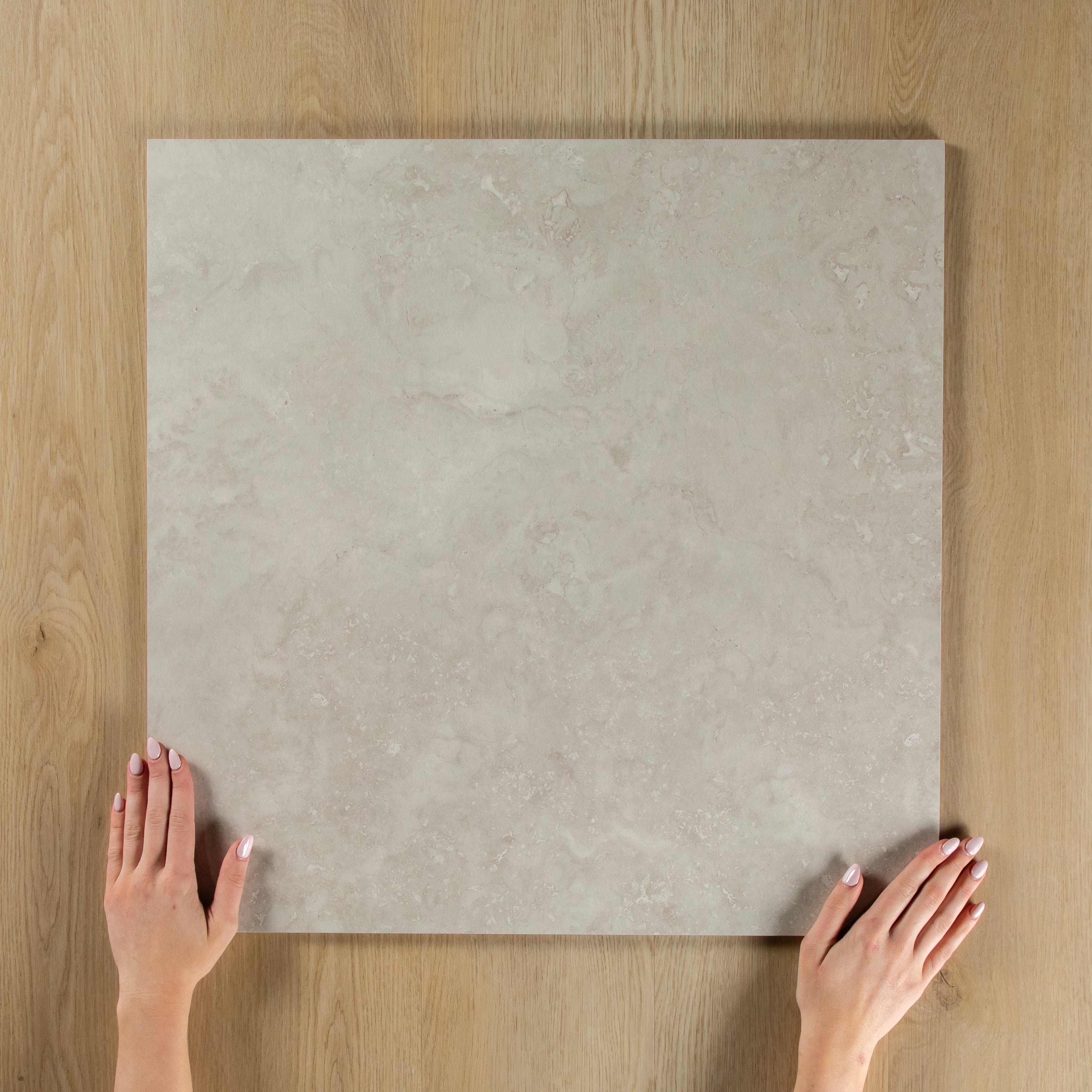 Roma Crosscut Travertine Silver Matte