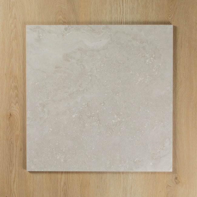 Roma Crosscut Travertine Silver Matte