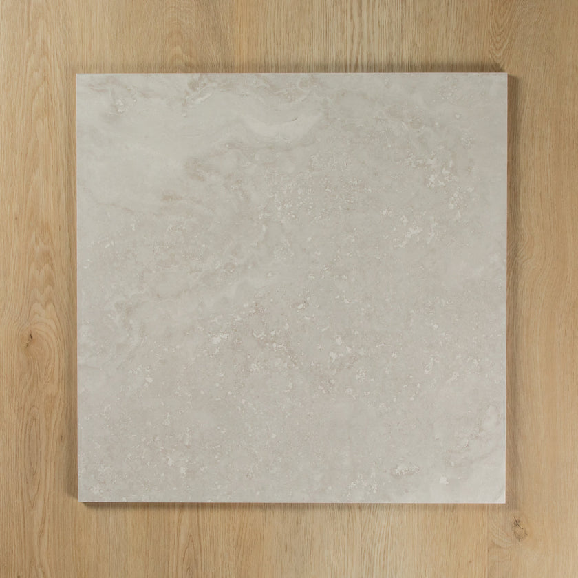 Roma Crosscut Travertine Silver Matte