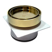 Tile Insert Round Gold Floor Drain 120 x 50mm