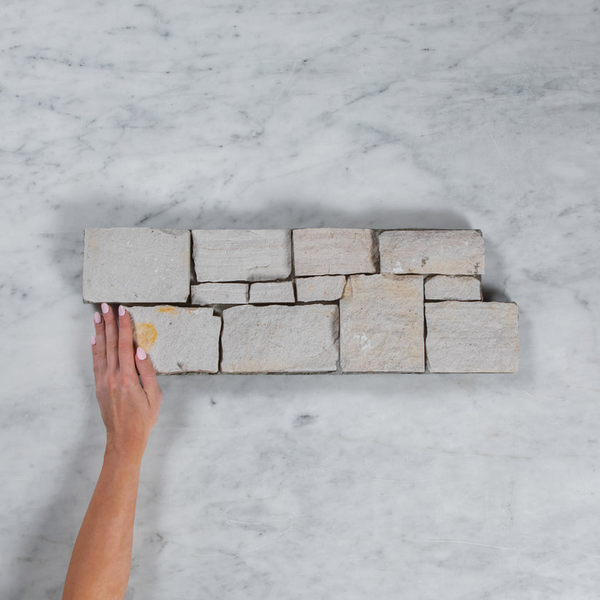White Sandstone Z Panel Interlock