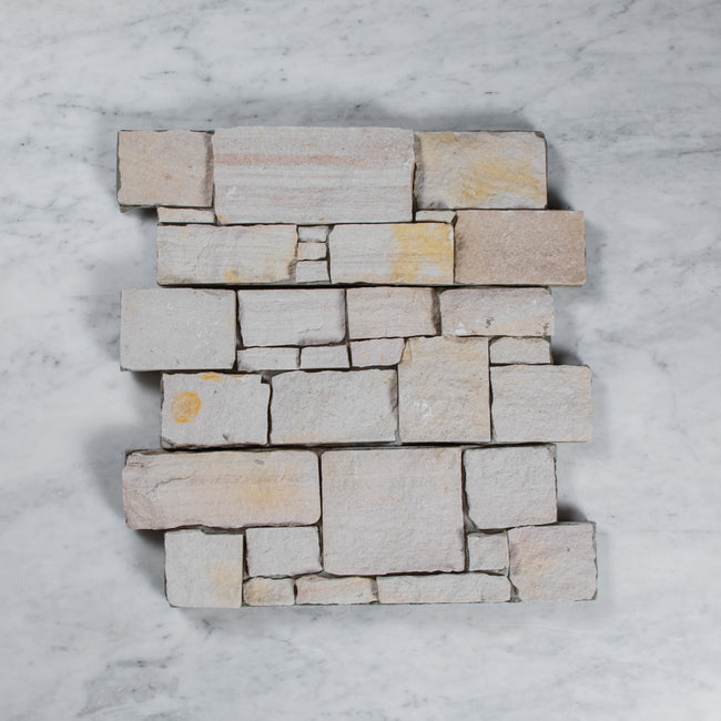 White Sandstone Z Panel Corner