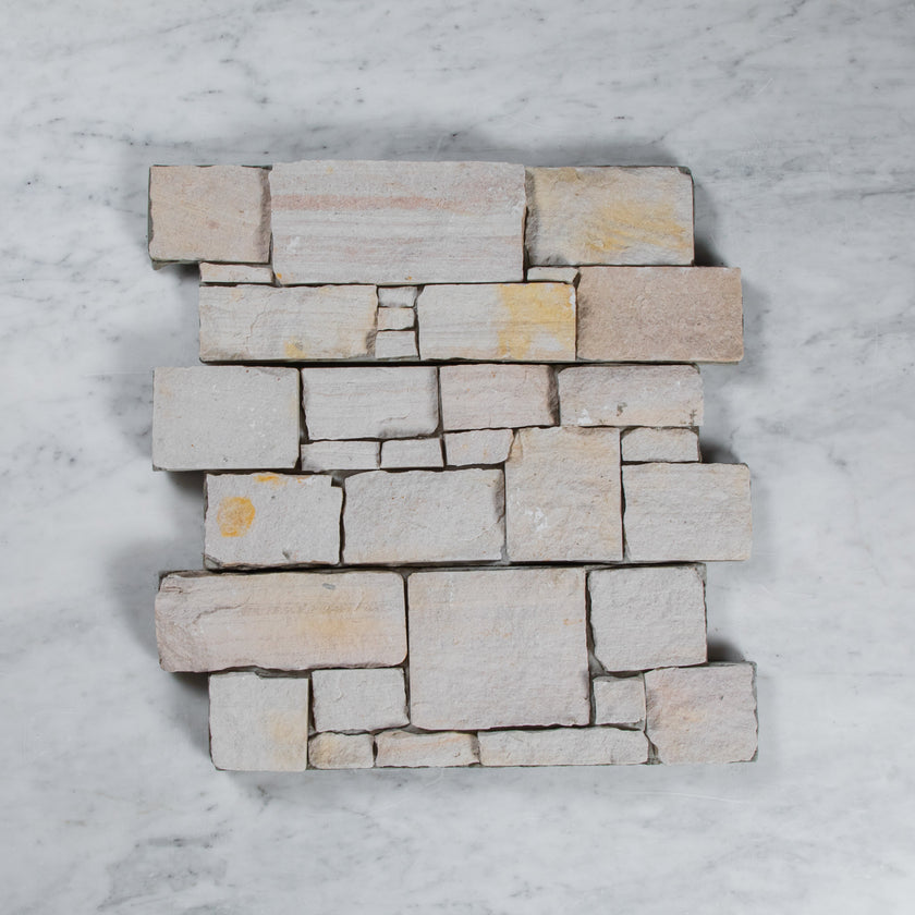 White Sandstone Z Panel Corner