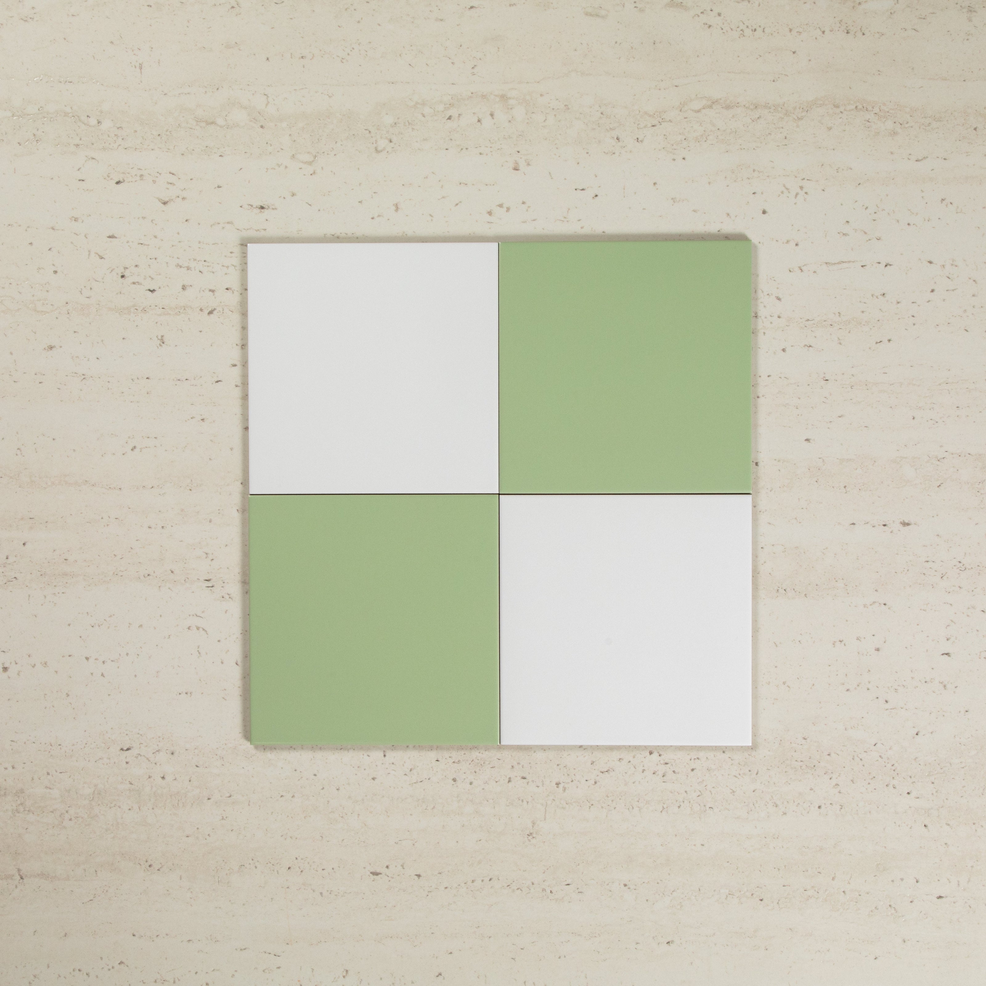 Antique White & Soap Green Mix