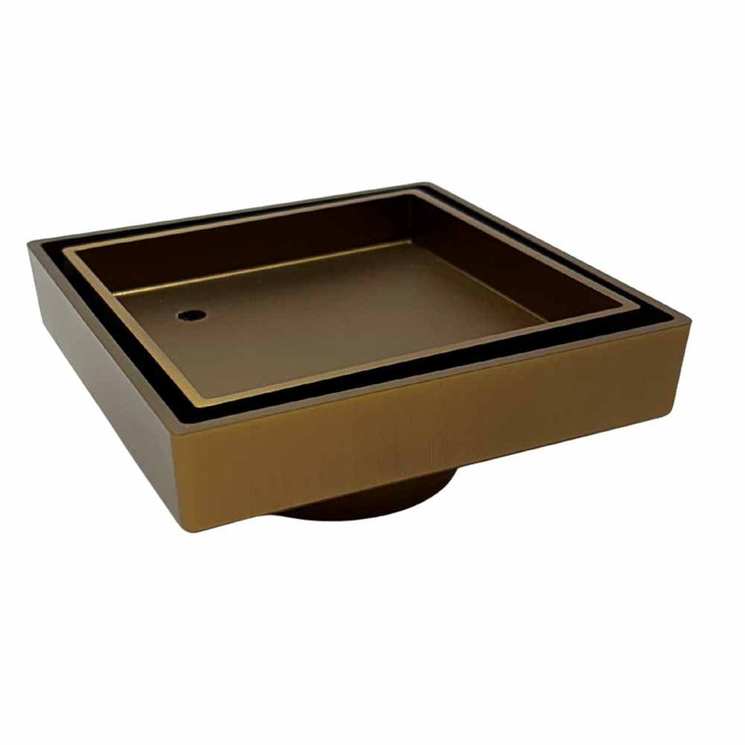 Tile Insert Drain Copper With Puddle Flange 50mm
