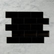 Black Gloss Subway Bevelled