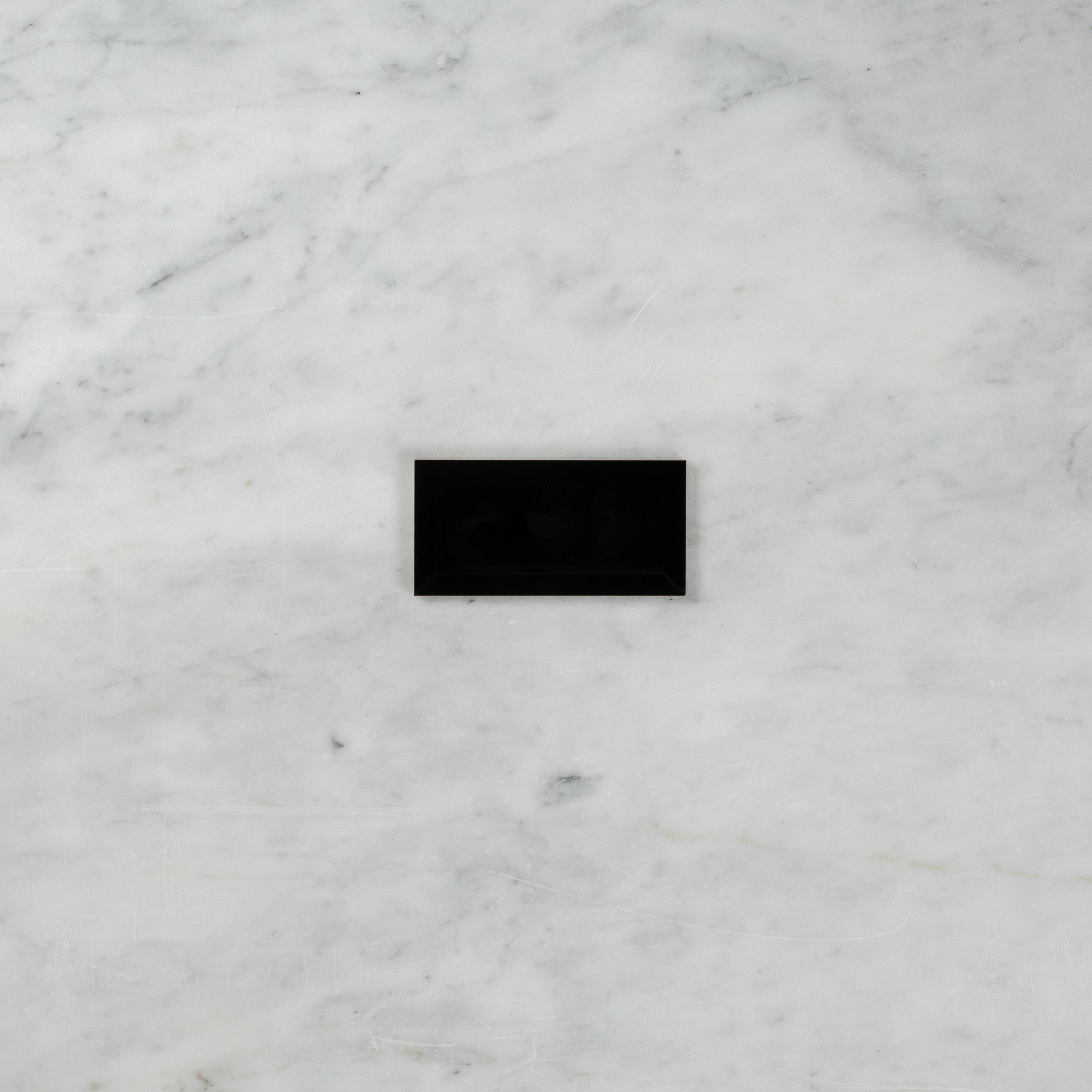 Black Gloss Subway Bevelled