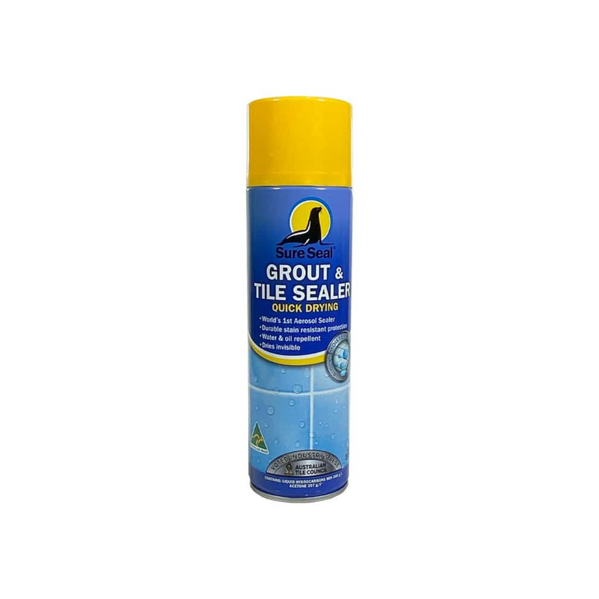 Sure Seal Grout & Tile Sealer Quick Drying Aerosol 300g