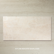 Taj Mahal Bianco Carving Fluted Matte