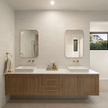 Terra Di Travertine Light + Haven White Subway
