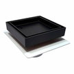 Tile Insert Drain Black With Puddle Flange 50mm