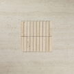 Travertine Concave Kit Kat + Tibur Beige  French Pattern