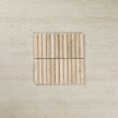 Travertine Beige Marble Flute Mosaic