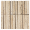 Travertine Beige Marble Flute Mosaic