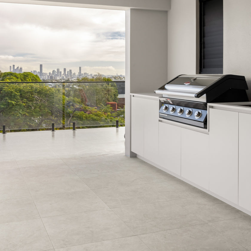 Travertine Stone Silver External Paver