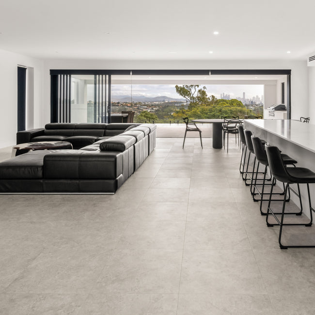 Travertine Stone Silver Lappato