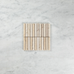 Travertine Beige Marble Flute Mosaic