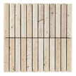 Travertine Beige Marble Flute Mosaic
