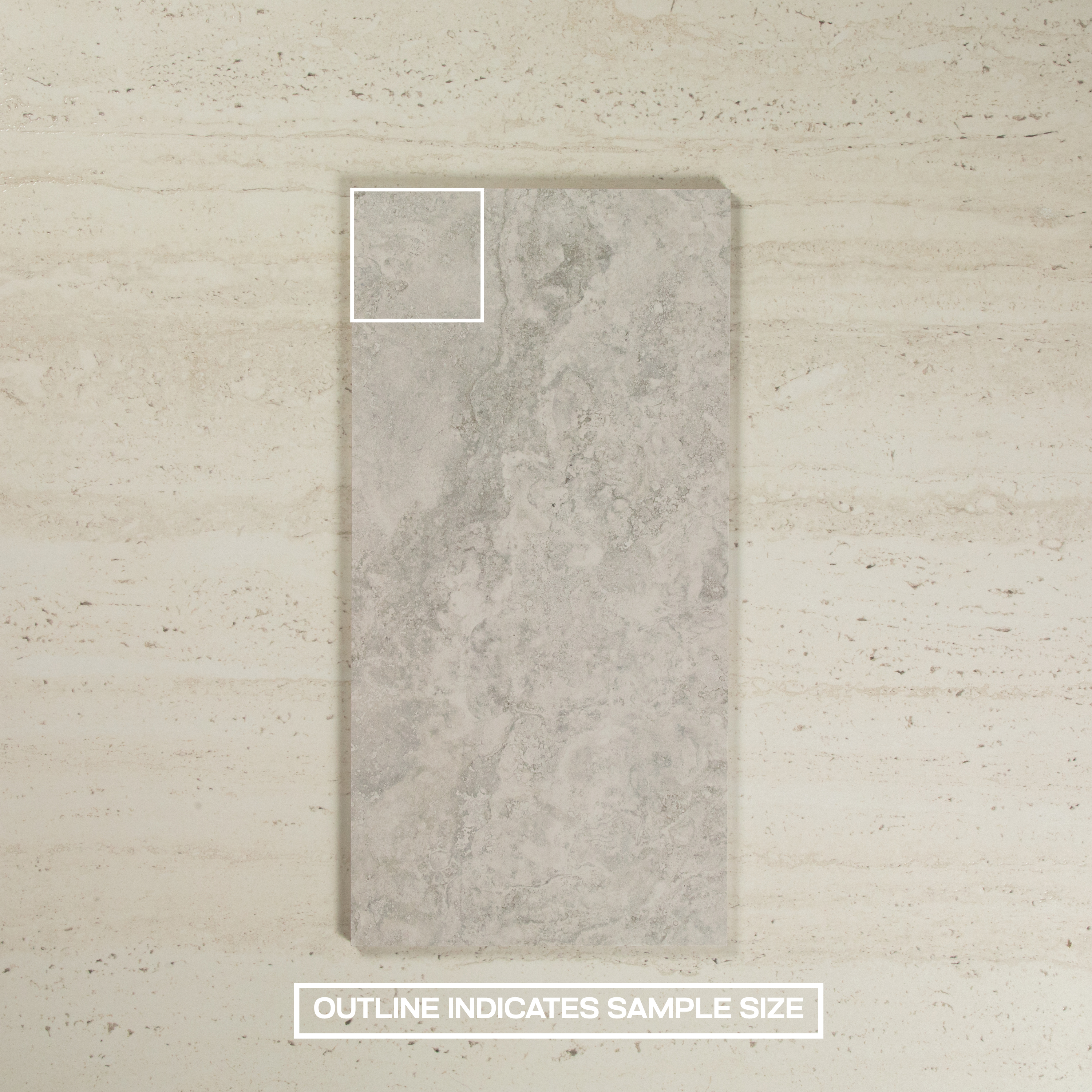 Travertine Stone Grey Matte