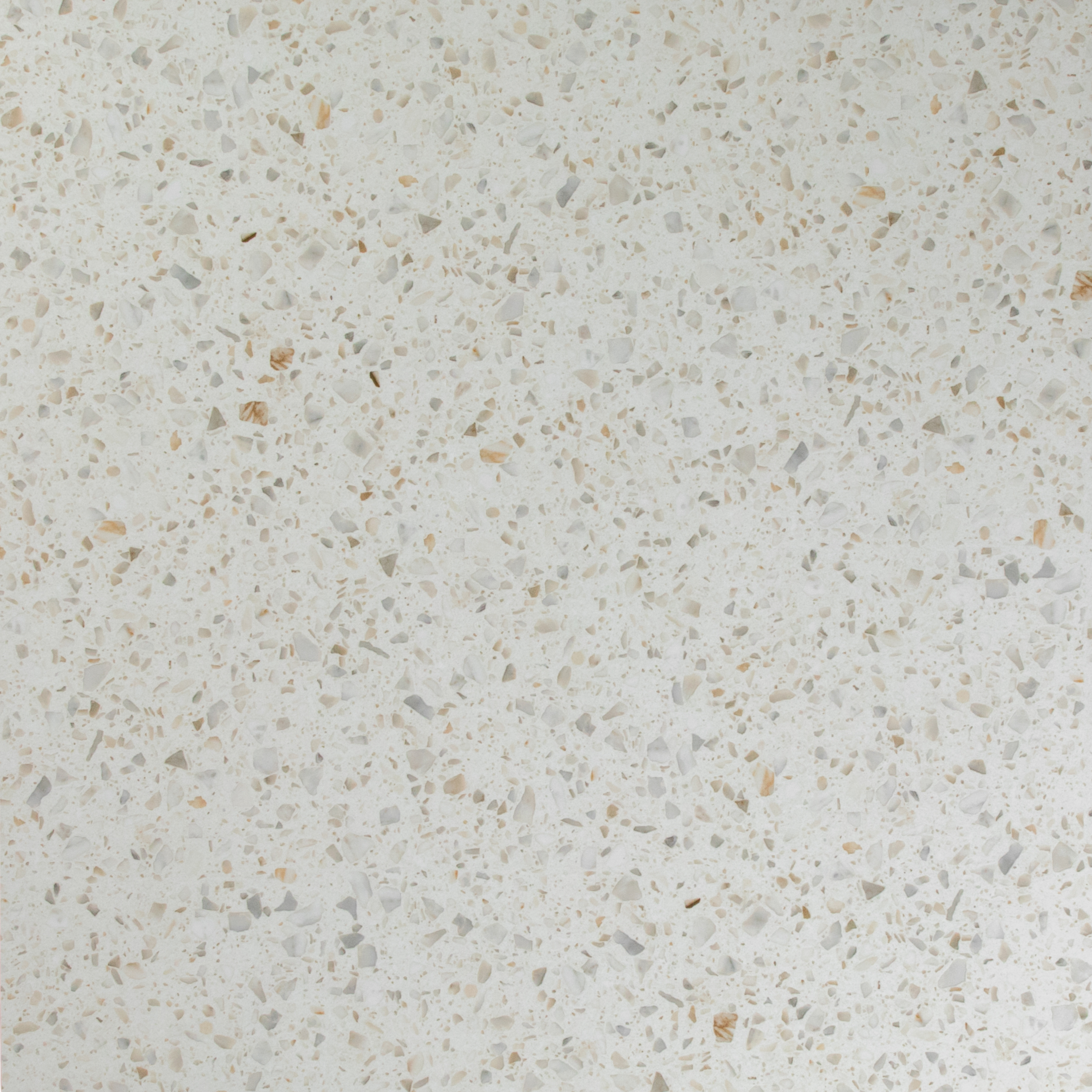 Terrazzo Carving Warm White Matte